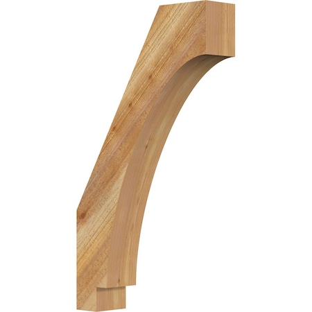 Ekena Millwork 4"W x 16"D x 28"H Imperial Rough Sawn Knee Brace, Western Red Cedar BRC04X16X28IMP00RWR